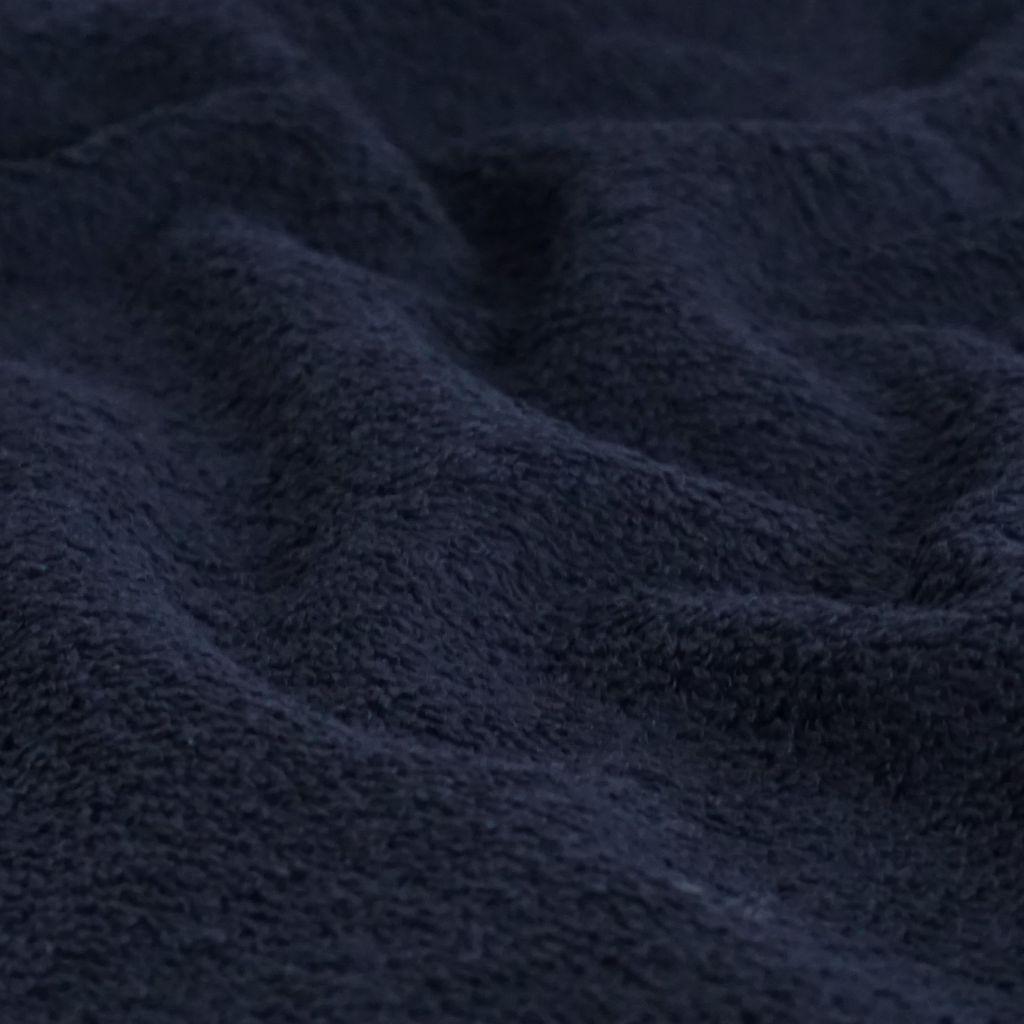 Frotteestoff aus Baumwolle dunkelblau